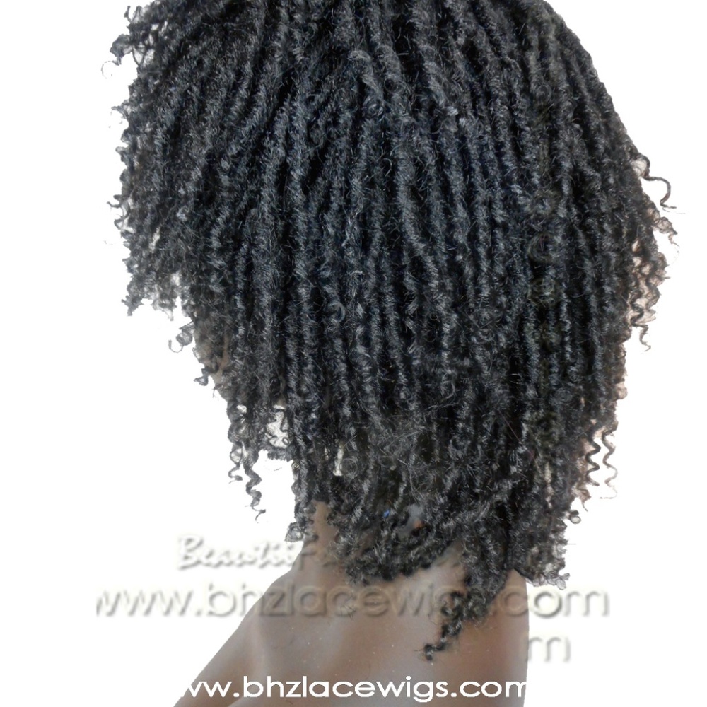 Kenyatta Full cap TWIST OUT wig faux locs dreads - Picture 5 of 8